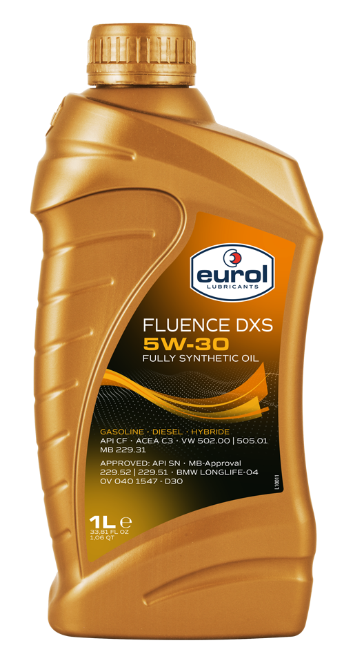 Aceite Motor Eurol FLUENCE DXS 5W-30 Sintético 1L