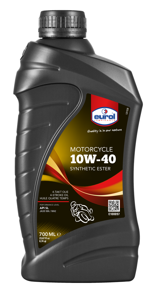 aceite motor eurol motorcycle 10w-40 semi-sintético 1l