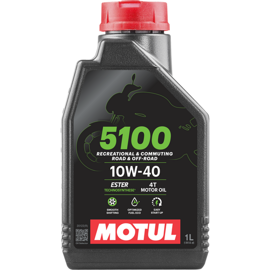 aceite motor motul 5100 4t 10w-40 sintético 1 l