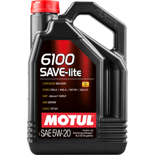 Aceite Motor Motul 6100 SAVE-LITE 5W-20 Sintético 1L