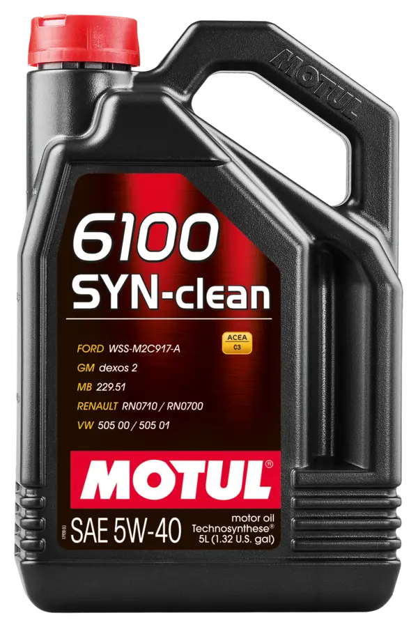 Aceite Motor Motul 6100 SYN-CLEAN 5W-40 Sintético 5L