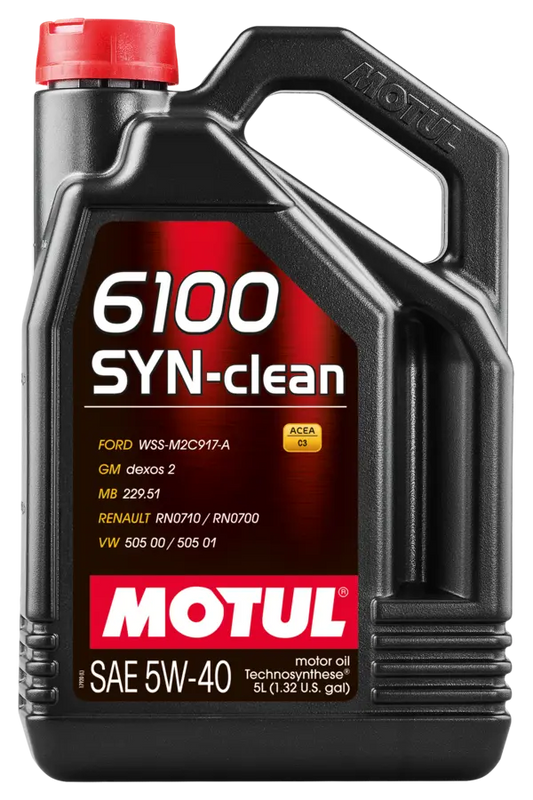 Aceite Motor Motul 6100 SYN-CLEAN 5W-40 Sintético 5L