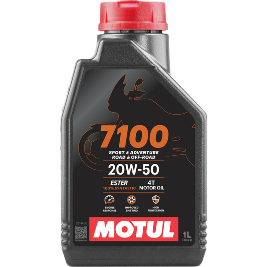 aceite motor motul 7100 4t 20w-50 sintético 1 l