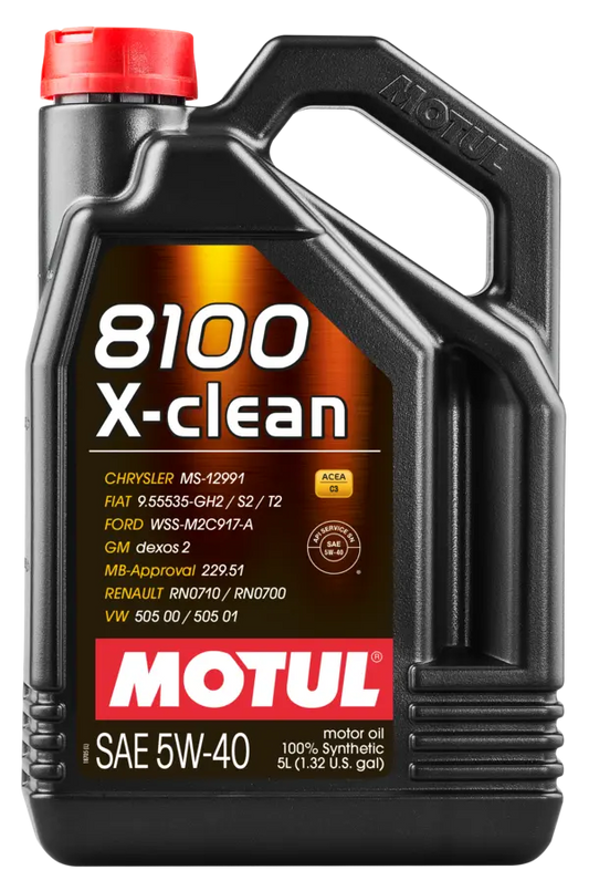 Aceite Motor Motul 8100 X-CLEAN DPF 5W-40 5L