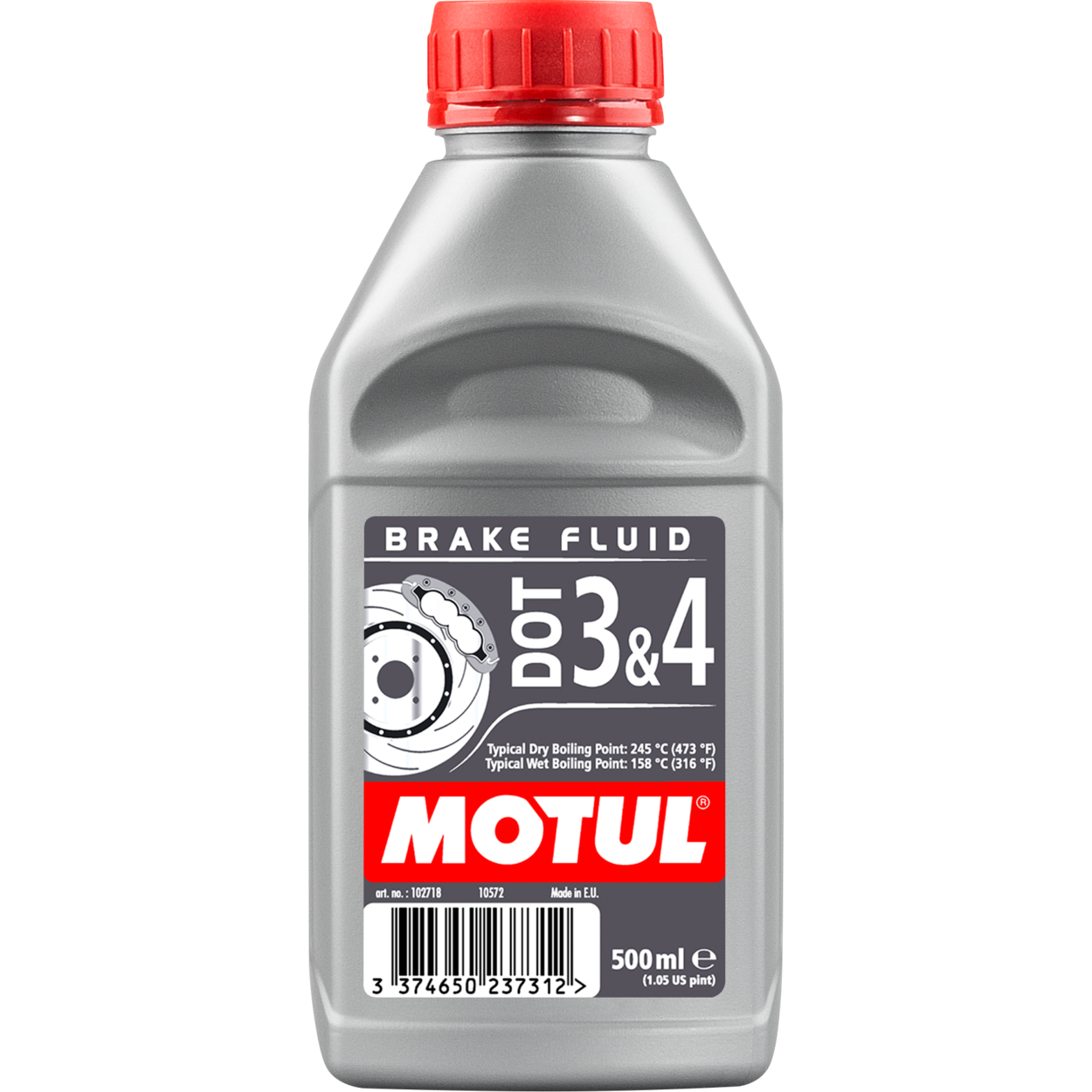 Líquido Frenos Motul DOT 3 & 4 BRAKE FLUID 500mL