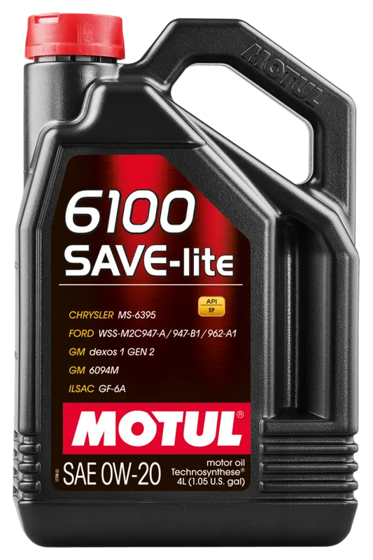 Aceite Motor Motul 6100 SAVE-LITE 0W-20 Sintético 4L