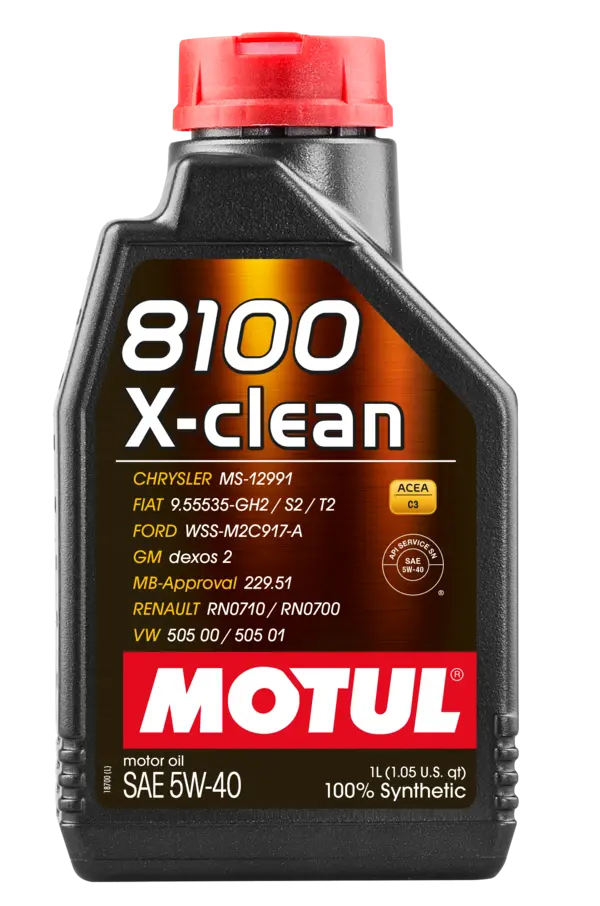 Aceite Motor Motul 8100 X-CLEAN DPF 5W-40 1L