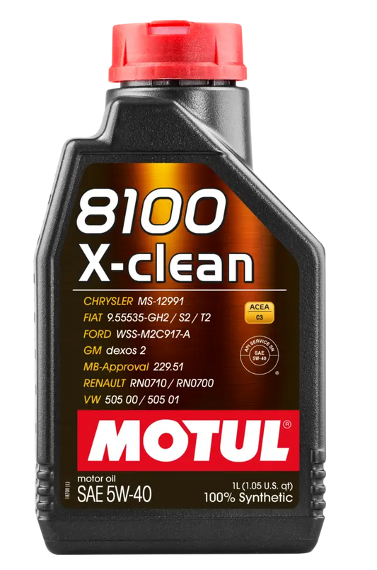 Aceite Motor Motul 8100 X-CLEAN DPF 5W-40 1L