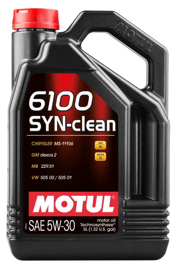 Aceite Motor Motul 6100 SYN-CLEAN 5W-30 Sintético 5L