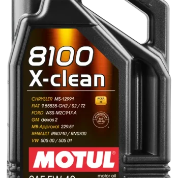 ACEITE MOTUL 8100 X-CLEAN 5W-40 5L